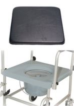 Zubehör für Toilettenrollstuhl TRS 130, Sitzbrille, Farbe grau