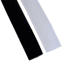 Flauschband, Farbe schwarz, 20 mm