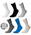 Socken DeoMed Cotton Silver, Farbe schwarz, Größe 35 bis 38
